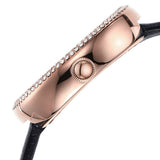 Emporio Armani Rosa Quartz Mother Of Pearl White Dial Black Leather Strap Watch For Women - AR11356 Authentic Buy Shop Now