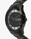 Armani Exchange Hampton Chronograph Black Dial Black Steel Strap Watch For Men - AX2192 Authentic Buy Shop Now
