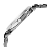 Emporio Armani Gianni T-Bar Quartz Silver Dial Silver Steel Strap Watch For Women - AR11445 Authentic Buy Shop Now