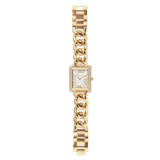 Michael Kors Emery Three Hand Silver Dial Gold Steel Strap Watch For Women - Mk7300 Authentic Buy Shop Now