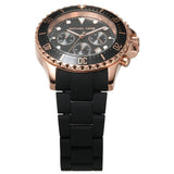 Michael Kors Everest Chronograph Black Dial Black Silicone Strap Watch For Men - MK9055 Authentic Buy Shop Now