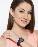 Guess Zena Blue Dial Blue Silicone Strap Watch For Women - W1094L2 Authentic Buy Shop Now