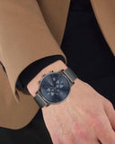 Hugo Boss Skymaster Chronograph Grey Dial Grey Mesh Bracelet Watch for Men - 1513934 Authentic Buy Shop Now