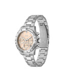 Hugo Boss Premiere Rose Gold Dial Silver Steel Strap Watch for Women - 1502444 Authentic Buy Shop Now