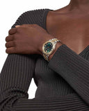 Versace Hellenyium Quartz Green Dial Two Tone Steel Strap Watch For Men - VEVI00620 Authentic Buy Shop Now