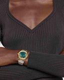 Versace Greca Green Dial Silver Steel Strap Watch for Women - VEVH00720 Authentic Buy Shop Now