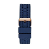 Guess Fleet Blue Dial Blue Rubber Strap Watch for Men - W0971G3 Authentic Buy Shop Now