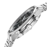 Salvatore Ferragamo Sapphire Chrono Black Dial Silver Steel Strap Watch for Men - SFME00321 Authentic Buy Shop Now