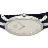Daniel Wellington Classy Glasgow White Dial Two Tone Nylon Strap Watch For Women - DW00100082 Authentic Buy Shop Now