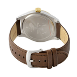 Armani Exchange Nico Quartz Blue Dial Brown Leather Strap Watch For Men - AX2334 Authentic Buy Shop Now