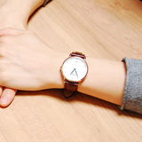 Daniel Wellington Dapper St Mawes White Dial Brown Leather Strap Watch For Women - DW00100091 Authentic Buy Shop Now