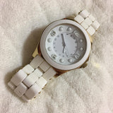 Marc Jacobs Pelly White Dial White SIlicone Strap Watch for Women - MBM2525 Authentic Buy Shop Now