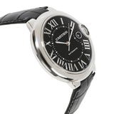 Cartier Ballon Bleu De Cartier Black Dial Black Leather Strap Watch for Men - WSBB0003 Authentic Buy Shop Now