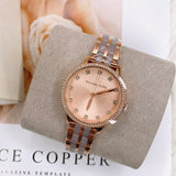 Michael Kors Melissa Analog Rose Gold Dial Rose Gold Steel Strap Watch For Women - MK4396 Authentic Buy Shop Now