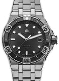 Maurice Lacroix Aikon Venturer Automatic Black Dial Silver Steel Strap Watch For Men - AI6057-SSL22-330-1 Authentic Buy Shop Now
