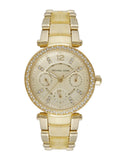 Michael Kors Parker Gold DIal Gold Steel Strap Watch for Women - MK5842 Authentic Buy Shop Now