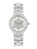 Guess Madison Diamonds Silver Dial Silver Steel Strap Watch for Women - W0637L1 Authentic Buy Shop Now