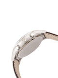 Emporio Armani Classic Chronograph Beige Dial Brown Leather Strap Watch For Men - AR2433 Authentic Buy Shop Now