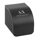 Armani Exchange Chronograph Black Dial Black Steel Strap Watch For Men - AX1604 Authentic Buy Shop Now