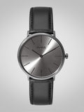 Hugo Boss Modern Grey Dial Black Leather Strap Watch for Men - 1513540 Authentic Buy Shop Now
