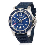 Breitling Superocean 44mm Automatic Blue Dial Blue Rubber Strap Watch for Men - A17367D81C1S2 Authentic Buy Shop Now