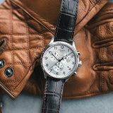 Tissot Chrono XL Silver Dial Brown Leather Strap Watch For Men - T116.617.16.037.00 Authentic Buy Shop Now