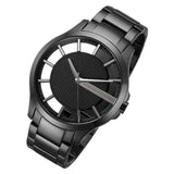 Armani Exchange Hampton Chronograph Black Dial Black Steel Strap Watch For Men - AX2189 Authentic Buy Shop Now