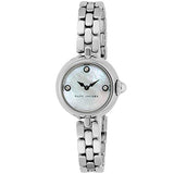 Marc Jacobs Courtney Mother of Pearl White Dial Silver Steel Strap Watch for Women - MJ3459 Authentic Buy Shop Now
