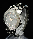 Marc Jacobs Rock Crystal Grey Dial Grey Steel Strap Watch for Women - MBM8596 Authentic Buy Shop Now