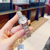 Tissot T Wave Mother of Pearl Dial Two Tone Steel Strap Watch for Women - T023.210.22.117.00 Authentic Buy Shop Now