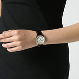Marc Jacobs Mandy White Dial Black Leather Strap Watch for Women - MJ1564 Authentic Buy Shop Now