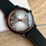 Emporio Armani Luigi Gray Dial Black Silicon Strap Watch for Men - AR11176 Authentic Buy Shop Now