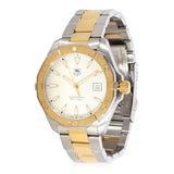 Tag Heuer Aquaracer Quartz White Dial Two Tone Steel Strap Watch for Men - WAY1120.BB0930 Authentic Buy Shop Now