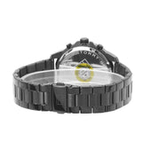 Tommy Hilfiger Henry Chronograph Black Dial Black Steel Strap Watch For Men - 1710478 Authentic Buy Shop Now