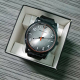 Emporio Armani Luigi Gray Dial Black Silicon Strap Watch for Men - AR11176 Authentic Buy Shop Now