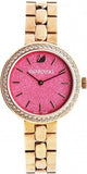 Swarovski Daytime Quartz Coral Dial Rose Gold Steel Strap Watch for Women - 5182250 Authentic Buy Shop Now