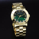 Marc Jacobs Amy Green Dial Gold Steel Strap Watch for Women - MBM8619 Authentic Buy Shop Now