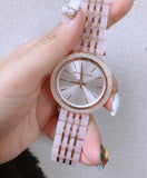 Michael Kors Darci Rose Gold Dial Two Tone Steel Strap Watch for Women - MK4327 Authentic Buy Shop Now