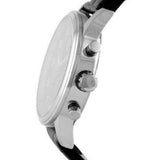 Hugo Boss Aeroliner Chronograph Black Dial Black Leather Strap Watch For Men - 1512448 Authentic Buy Shop Now