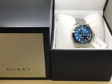 Gucci Dive Quartz Blue Dial Silver Steel Strap Watch For Men - YA136311 Authentic Buy Shop Now