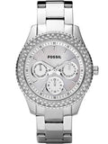 Fossil Stella Silver Dial Silver Steel Strap Watch for Women - ES3588 Authentic Buy Shop Now