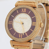 Michael Kors Catlin Quartz Rose Gold Dial Rose Gold Steel Strap Watch For Women - MK3412 Authentic Buy Shop Now