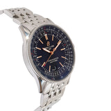 Breitling Navitimer Automatic 41mm Black Dial Silver Steel Strap Watch for Men - A17326241B1A1 Authentic Buy Shop Now