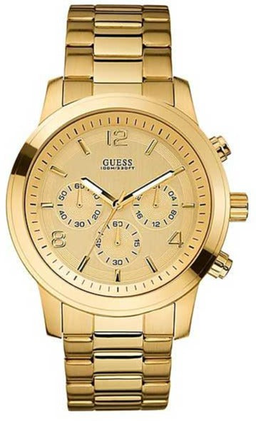 Guess Analog Gold Dial Gold Steel Strap Watch for Men - W15061G2 Authentic Buy Shop Now