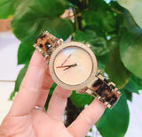 Michael Kors Parker Mother Of Pearl White Dial Two Tone Steel Strap Watch For Women - MK6518 Authentic Buy Shop Now