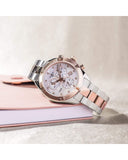 Tissot PR 100 Sport Chic Chronograph Diamonds Mother of Pearl Dial Two Tone Steel Strap Watch for Women - T101.917.22.116.00 Authentic Buy Shop Now