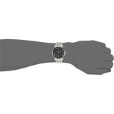 Tissot Carson Premium Black Dial Silver Steel Strap Watch For Men - T122.410.11.053.00 Authentic Buy Shop Now