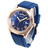 Guess Connoisseur Blue Dial Blue Silicone Strap Watch For Men - GW0335G2 Authentic Buy Shop Now