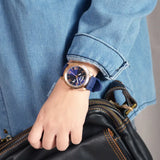 Guess Connoisseur Blue Dial Blue Silicone Strap Watch For Men - GW0335G2 Authentic Buy Shop Now