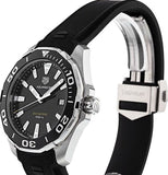 Tag Heuer Aquaracer Quartz Black Dial Black Rubber Strap Watch for Men - WAY101A.FT6141 Authentic Buy Shop Now